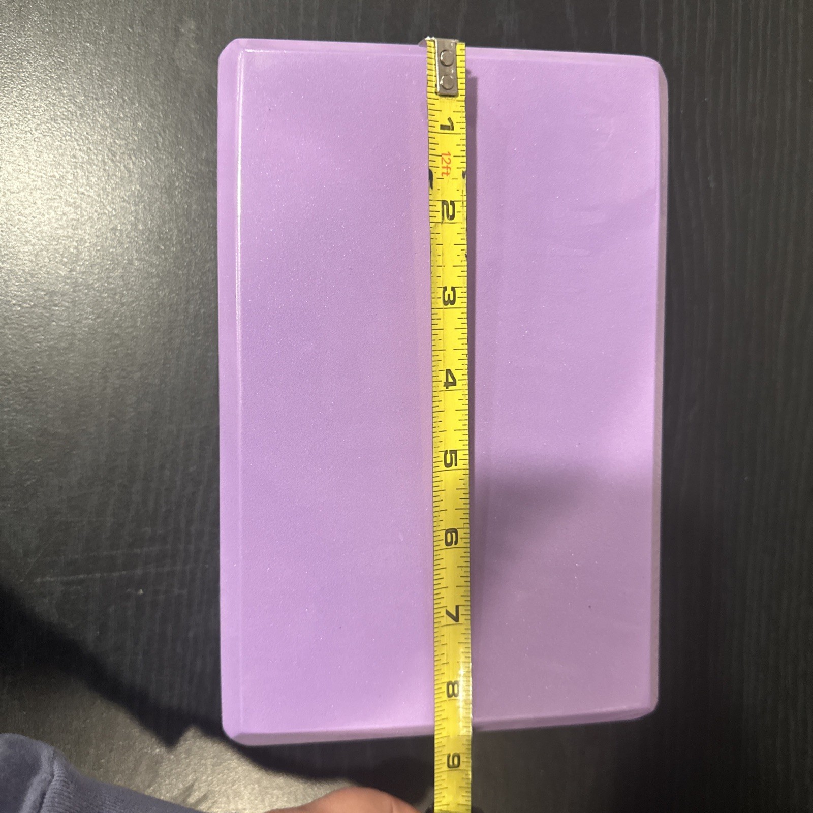 Yoga Block Sealed Foam Dark Purple, 9&Prime;x6&Prime;x3&Prime;