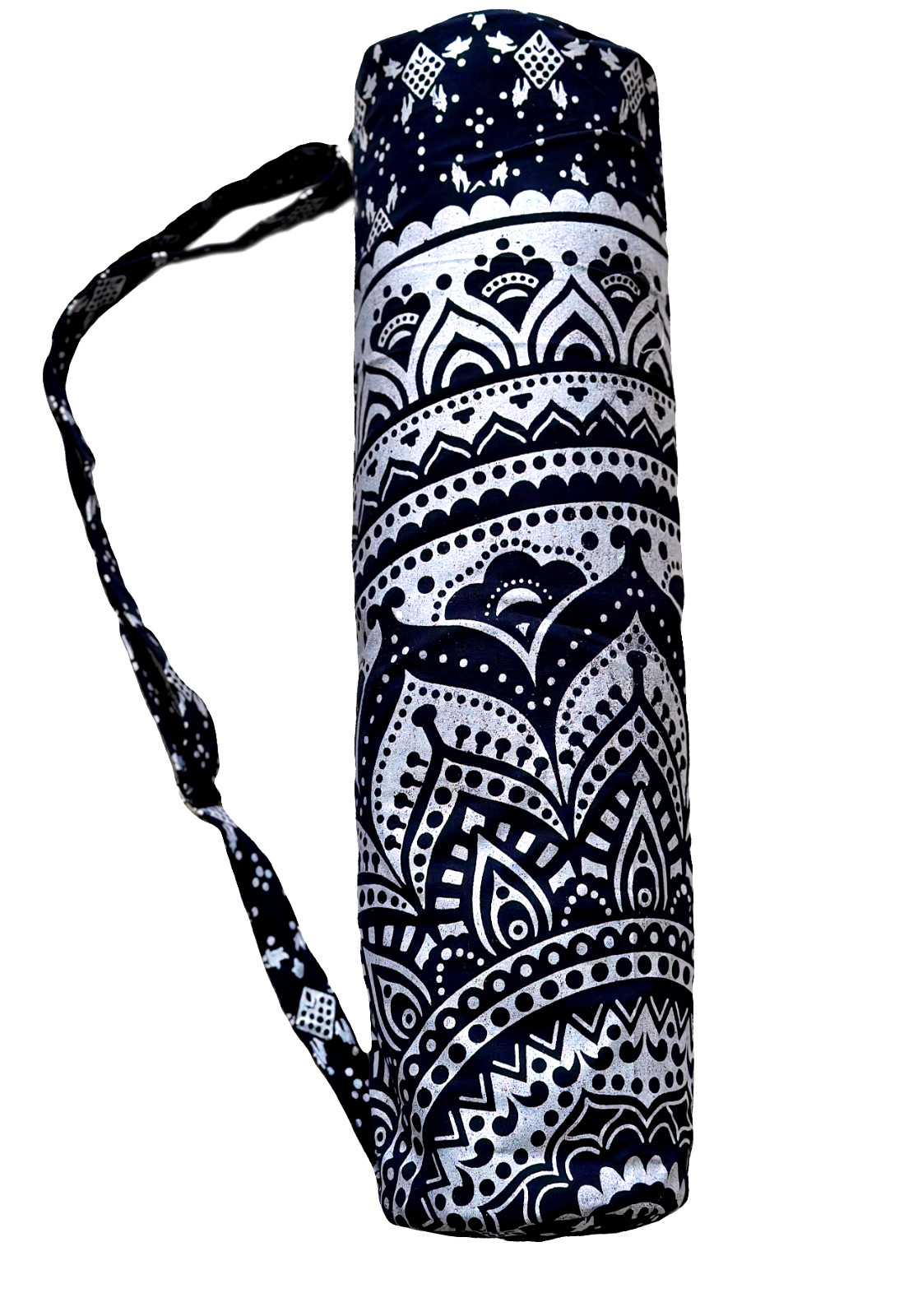 Yoga Mat Bag for Women & Men,Travel Yoga Gym Bag for 1/4&Prime; 1/3&Prime; Thick (Mandela S)