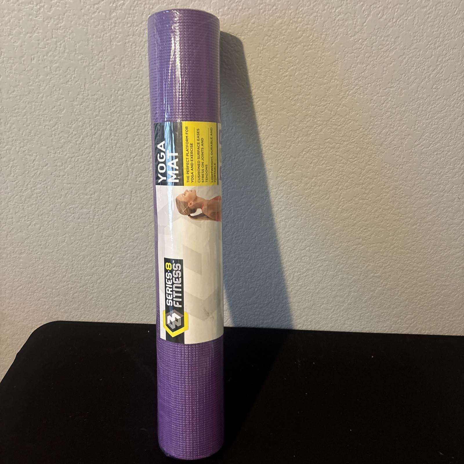 Series-8 Fitness 1/8&Prime; x 24&Prime; x 68&Prime; Yoga Mat Green or Purple NEW SEALED