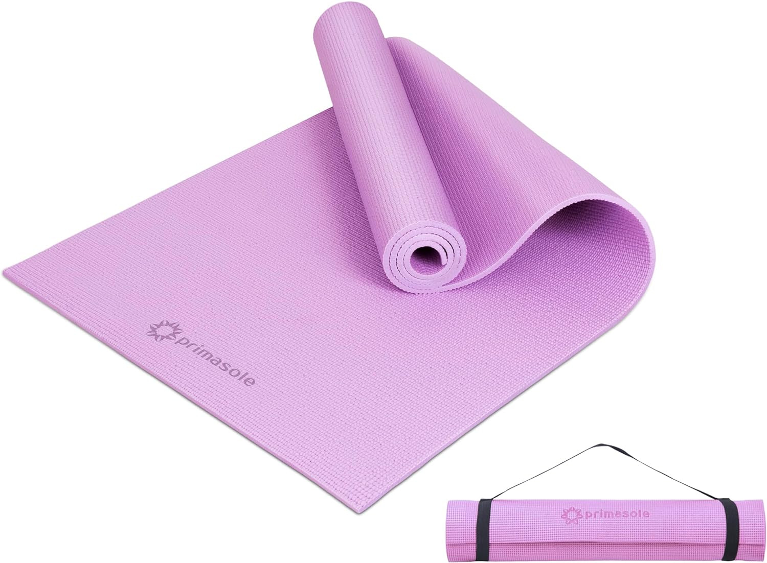 Yoga Mat with Carry Strap for Yoga Pilates Fitness and Floor Workout at Home and