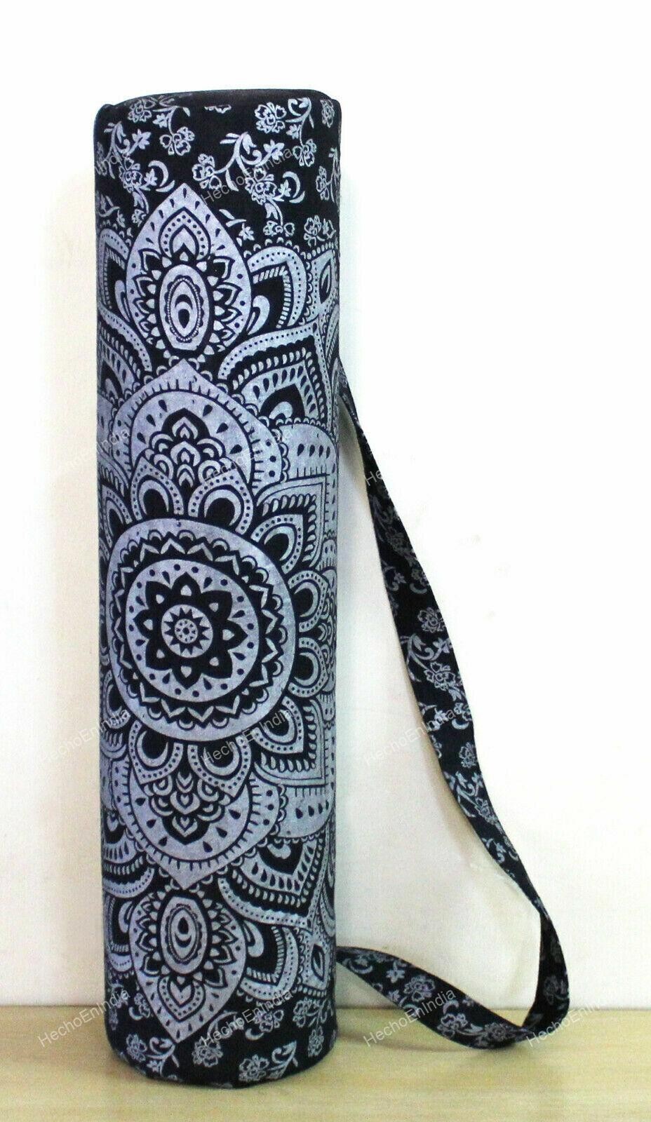 Indian Bohemian Mandala Yoga Tota Mat Bag Carrier Bag Gym Accessories