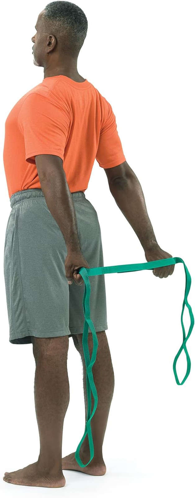 the Original Stretch Out Strap with Exercise Poster, USA Made Top Choice Stretch