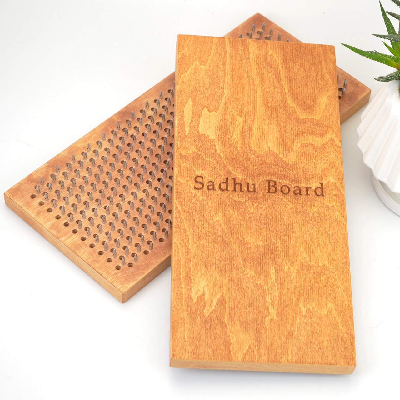 Sadhu Board with Engraving « Sadhu Board » Galvanized Nails 10 mm/0.4 inch