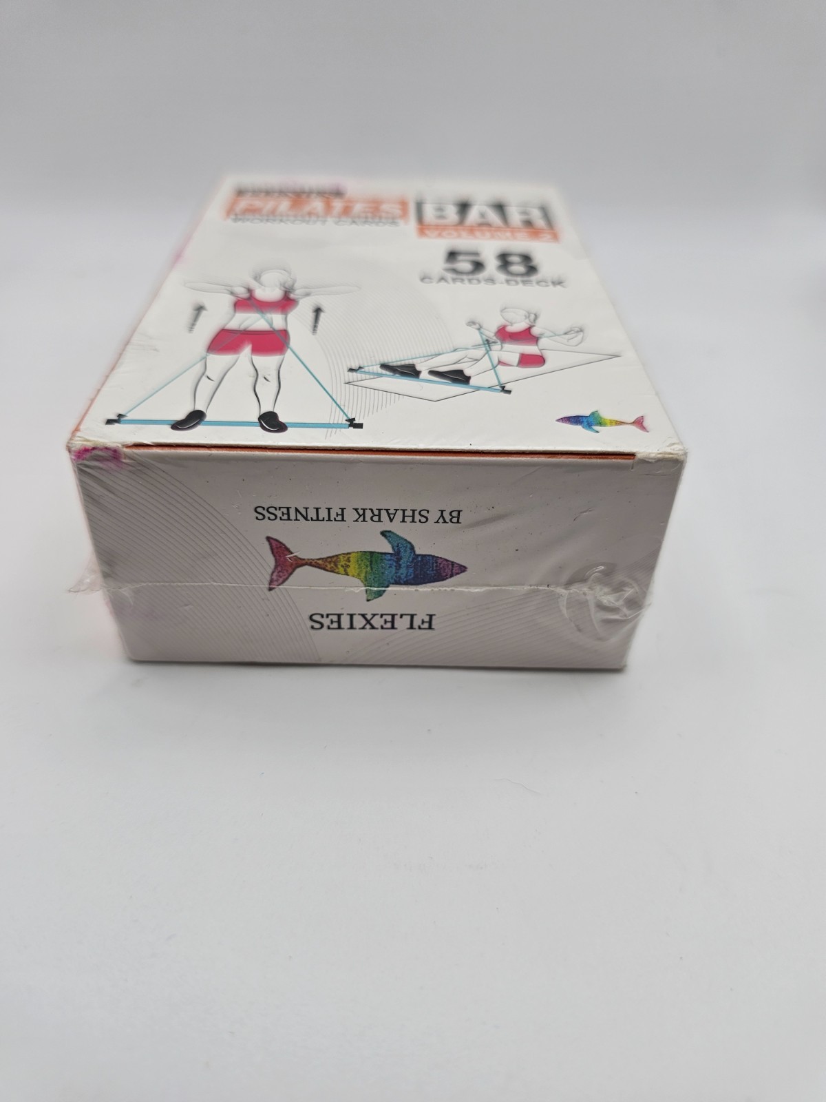 Flexies Pilates Bar Workout Cards Volume 2 Shark Fitness Sealed 58 Card Set