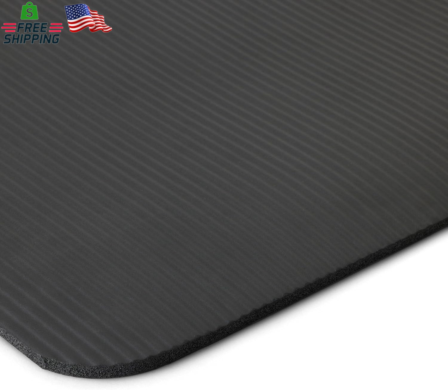 Amazon Basics Extra Thick Exercise Yoga Mat with Carrying Strap