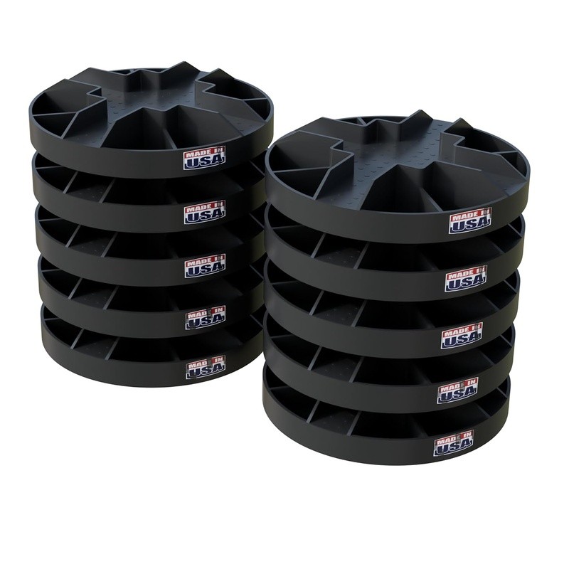 Durable Round Deck Support Blocks Heavy Load Capacity Eco-Friendly Foundation US