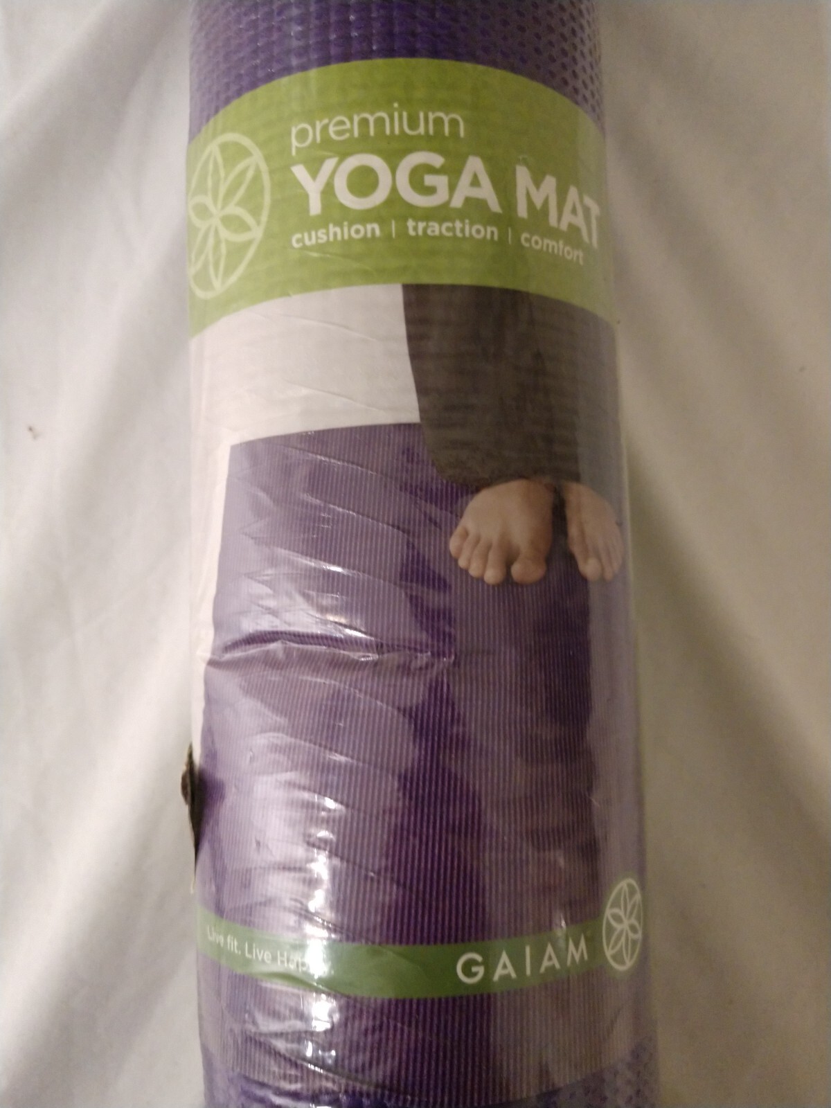 Gaiam Premium Yoga Mat Pilates Sports Mat Fitness Mat Marrakesh Mint 6mm