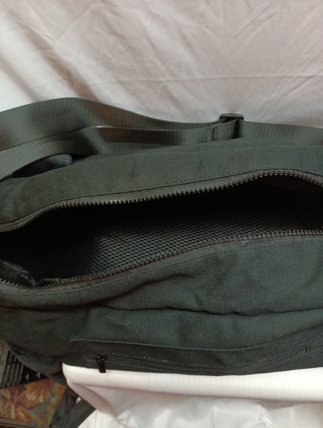 Yoga Pets Yoga Mat Carry Bag 31&Prime; Long Plush Black Dog Has A Zipper Pocket On…
