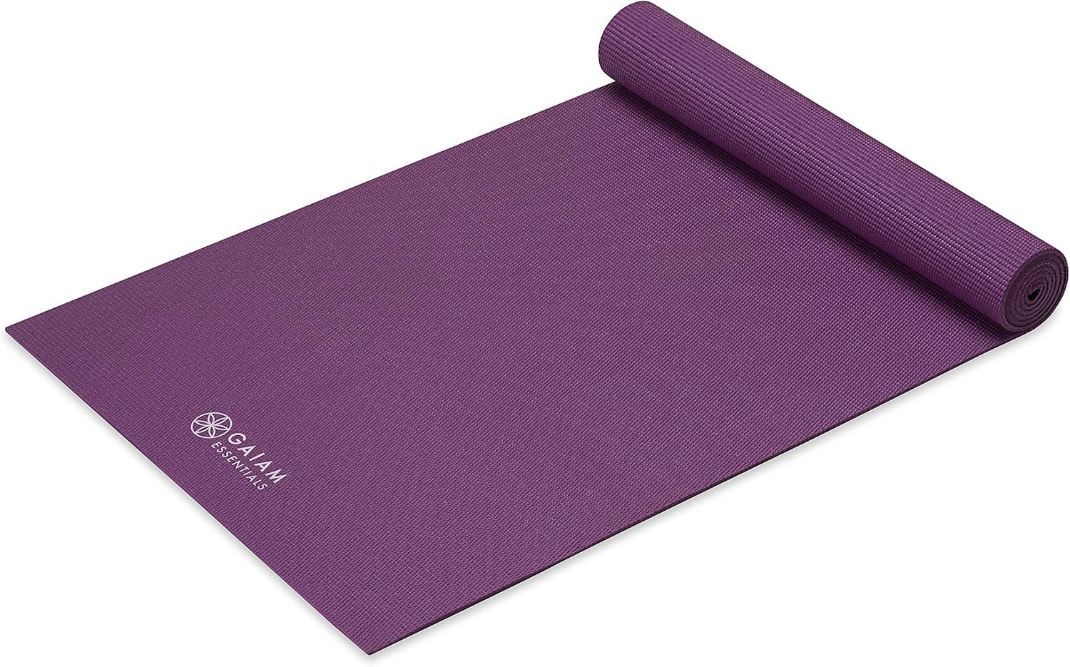 1/4&Prime; Thin (6Mm) Yoga & Pilates, Fitness & Exercise Mat with Easy-Cinch Carrier S
