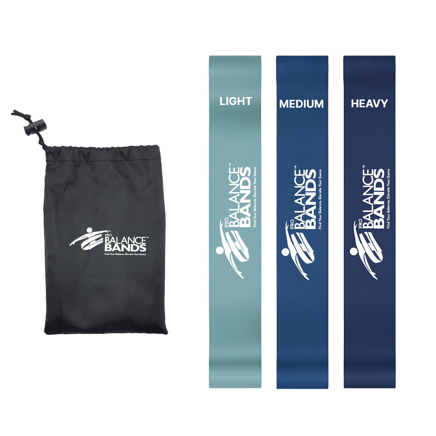 Pro Balance Bands – 3 Premium Loop Band Set