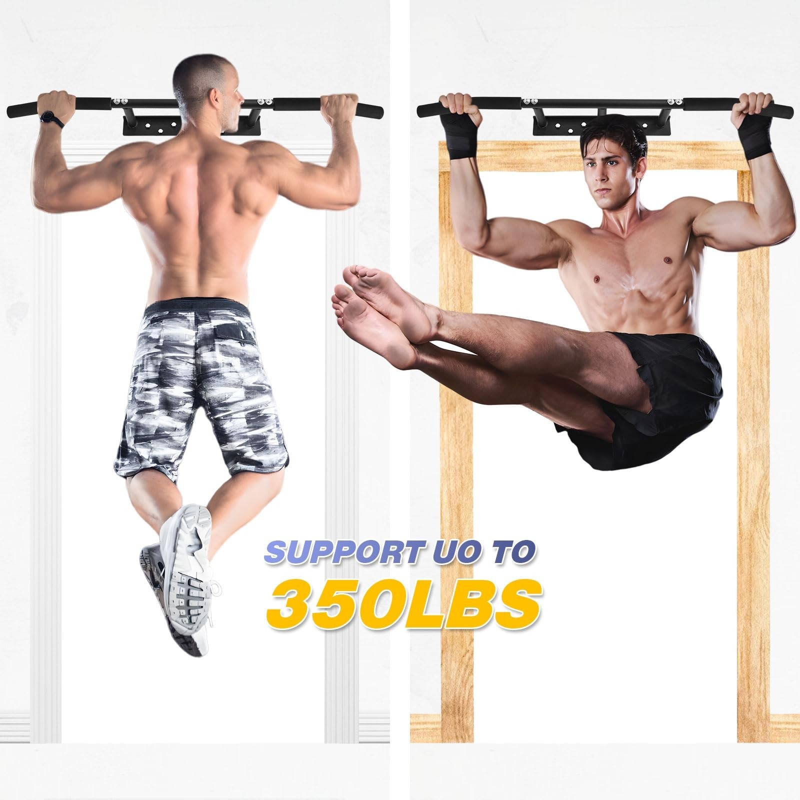 ATENTO Pull Up Bar, Chin Up Bars Ceiling Mount, Workout for Home Gym, Beam, C…