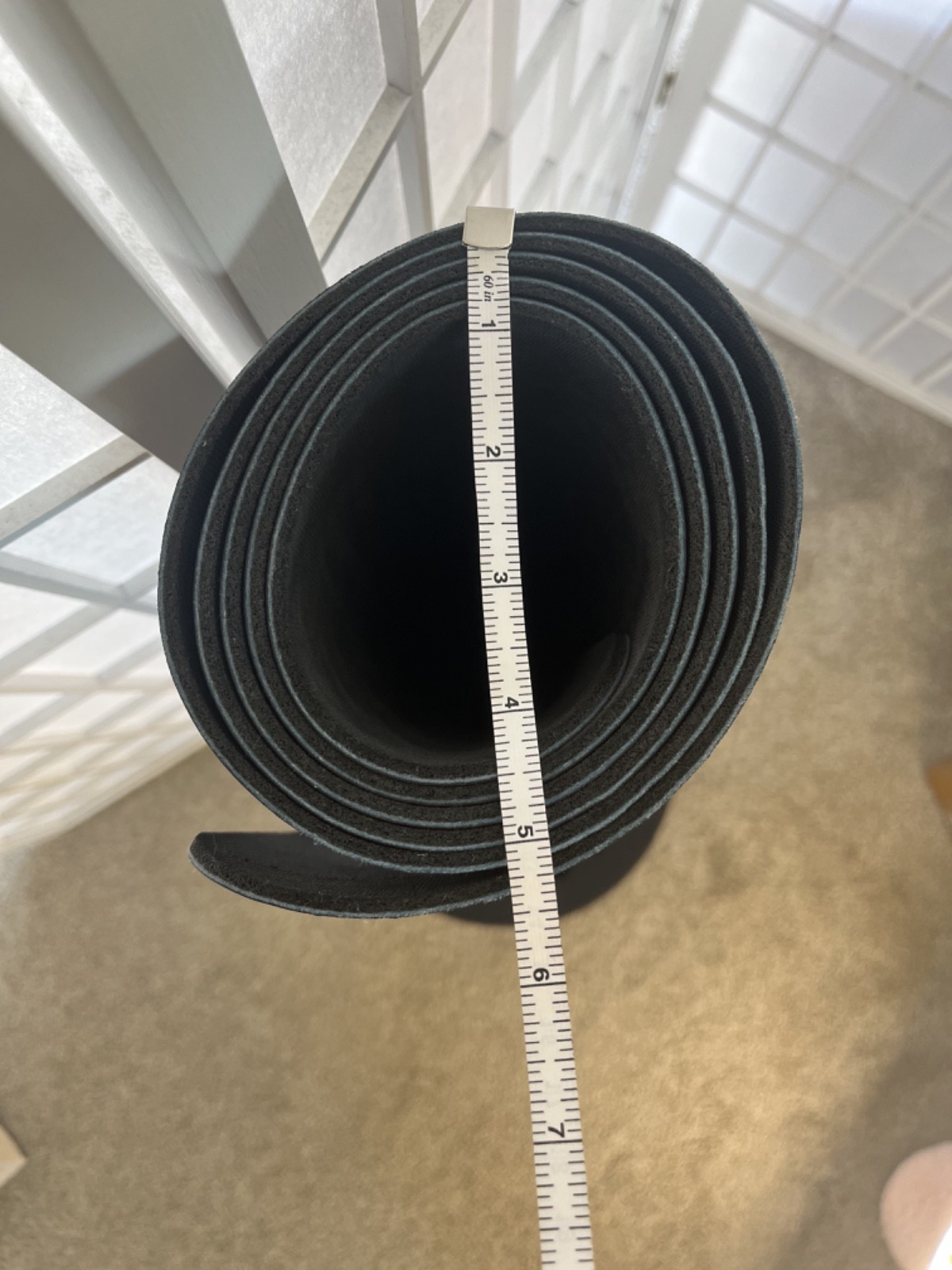 Yoga Hustle 3 mm Yoga Mat Non Slip Exercise Fitness Mat