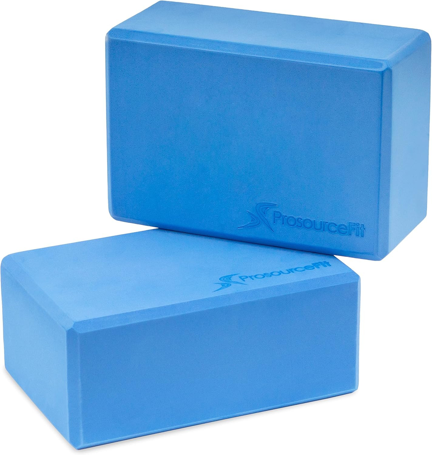 Foam Yoga Blocks Set of 2, High Density EVA Yoga Bricks, Sturdy Yoga Prop Large