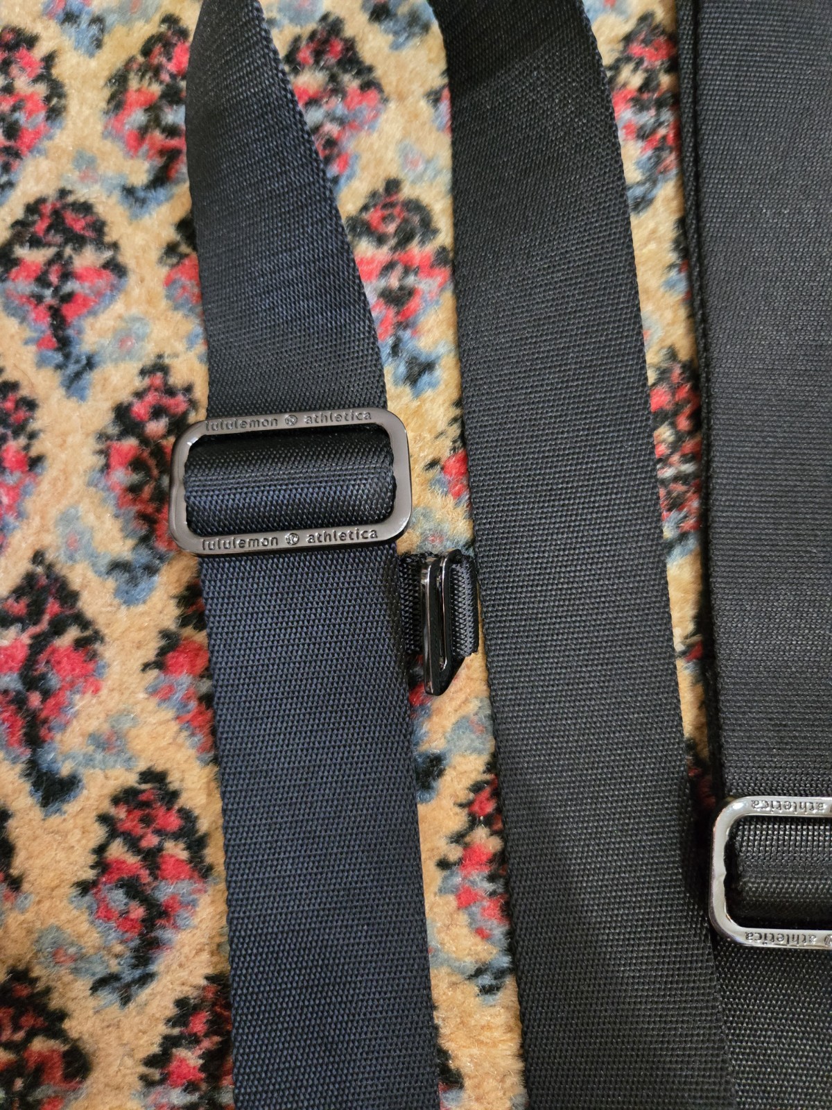 lululemon bag strap mat carrior black belt harness