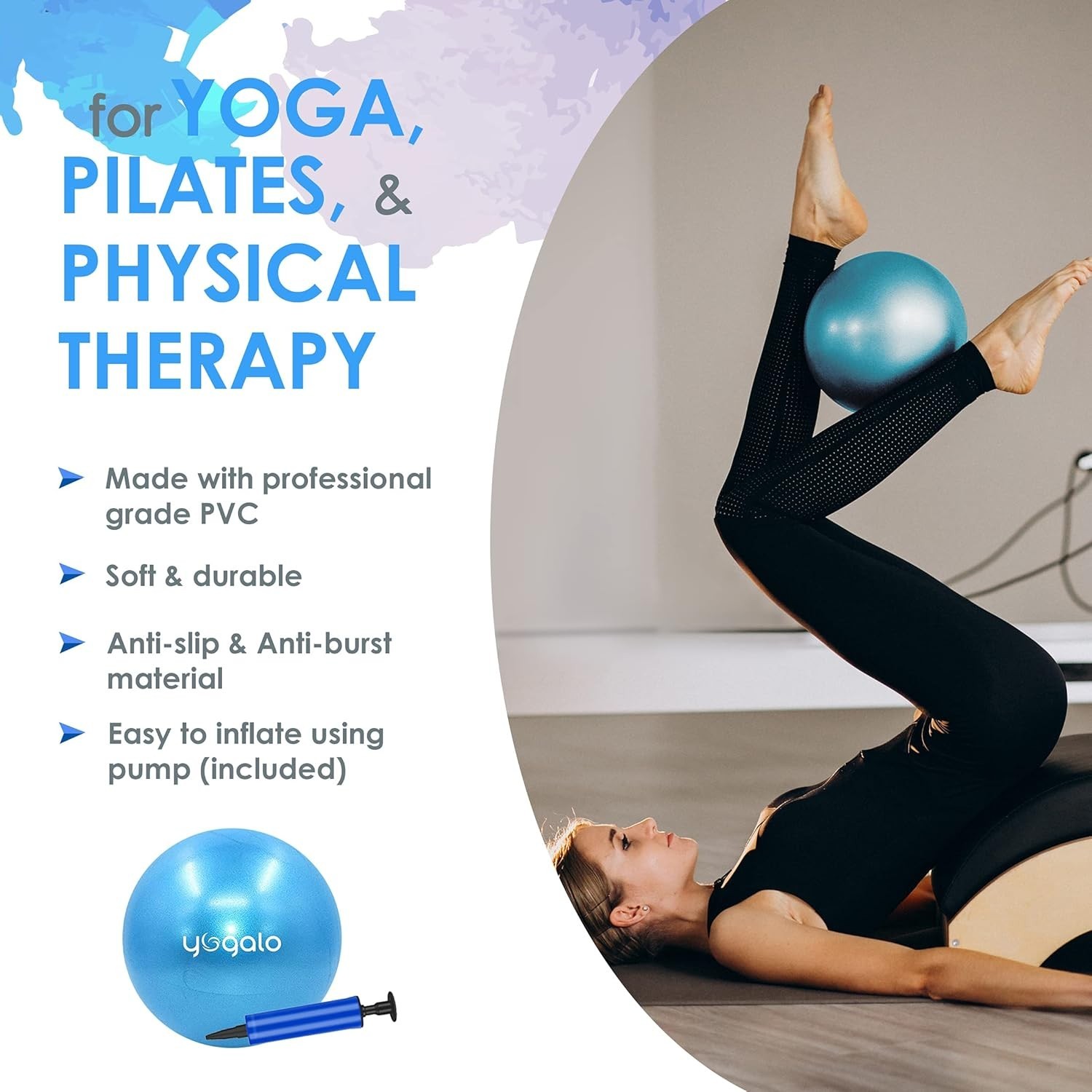 Complete Pilates Equipment Bundle: 14-Inch Ring, Mini Ball & Resistance Bands