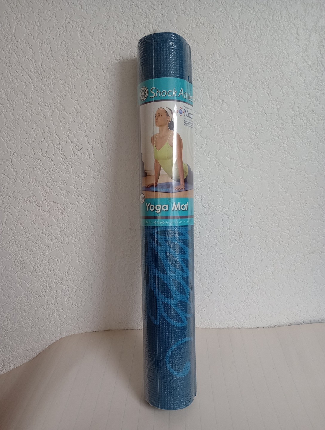 Microban Yoga Mat 24×68&Prime; 3mm. Thick