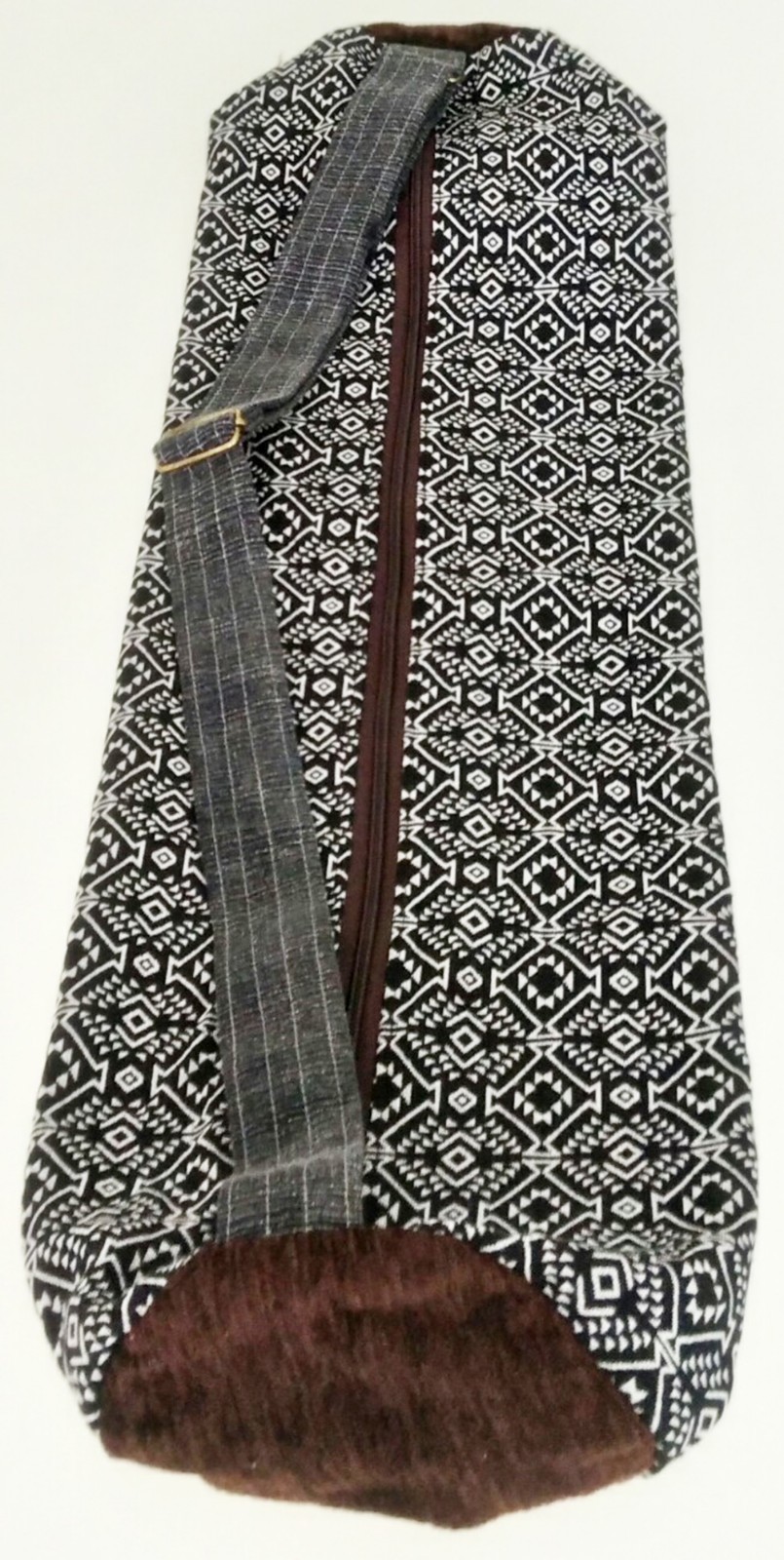 Handmade Fabric Bag Yoga Mat Flower Accessory Carrier Gym Tribal Art Thai Craft