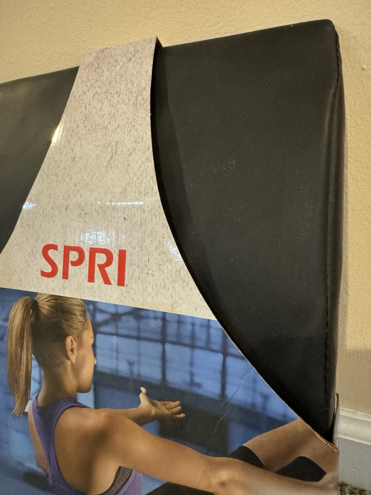 SPRI Ab Mat Core Exercise Support Cushion Black New in Original Packaging