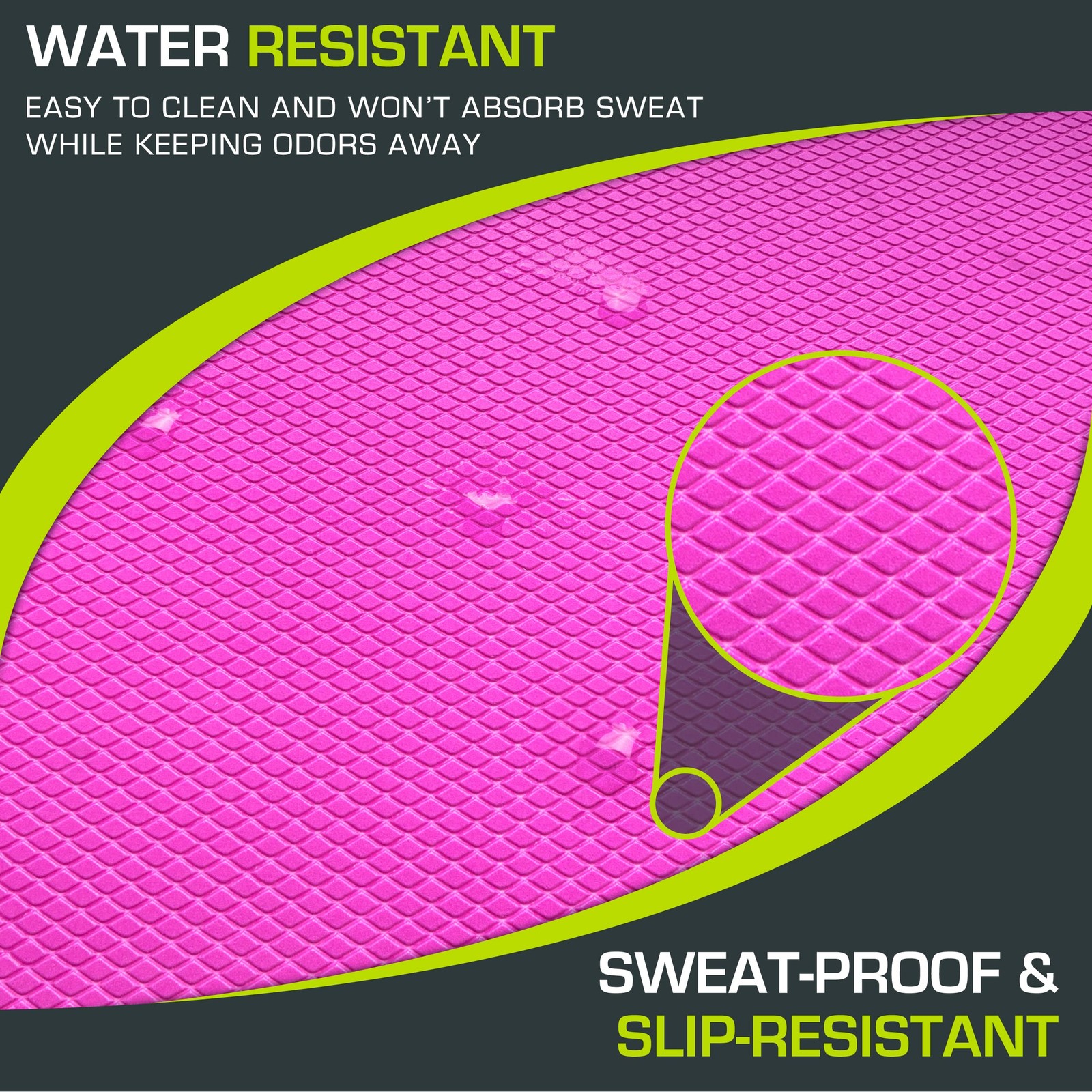 Exercise Balance Pad Large Cushioned Non-Slip Foam Mat Knee Yoga 15×19 Inch
