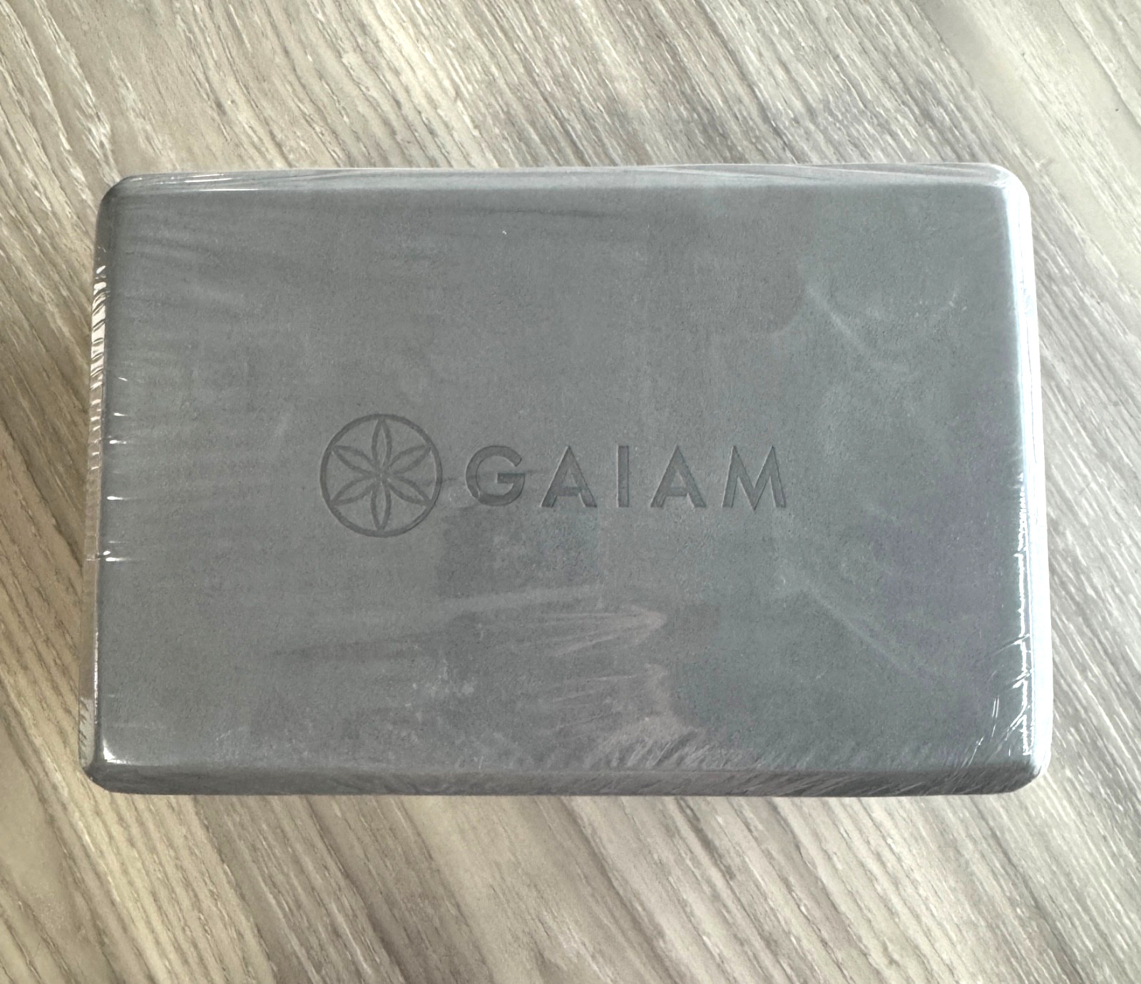 Gaiam Foam Yoga Block – Supportive Foam Soft Non-Slip Surface Tags Gray