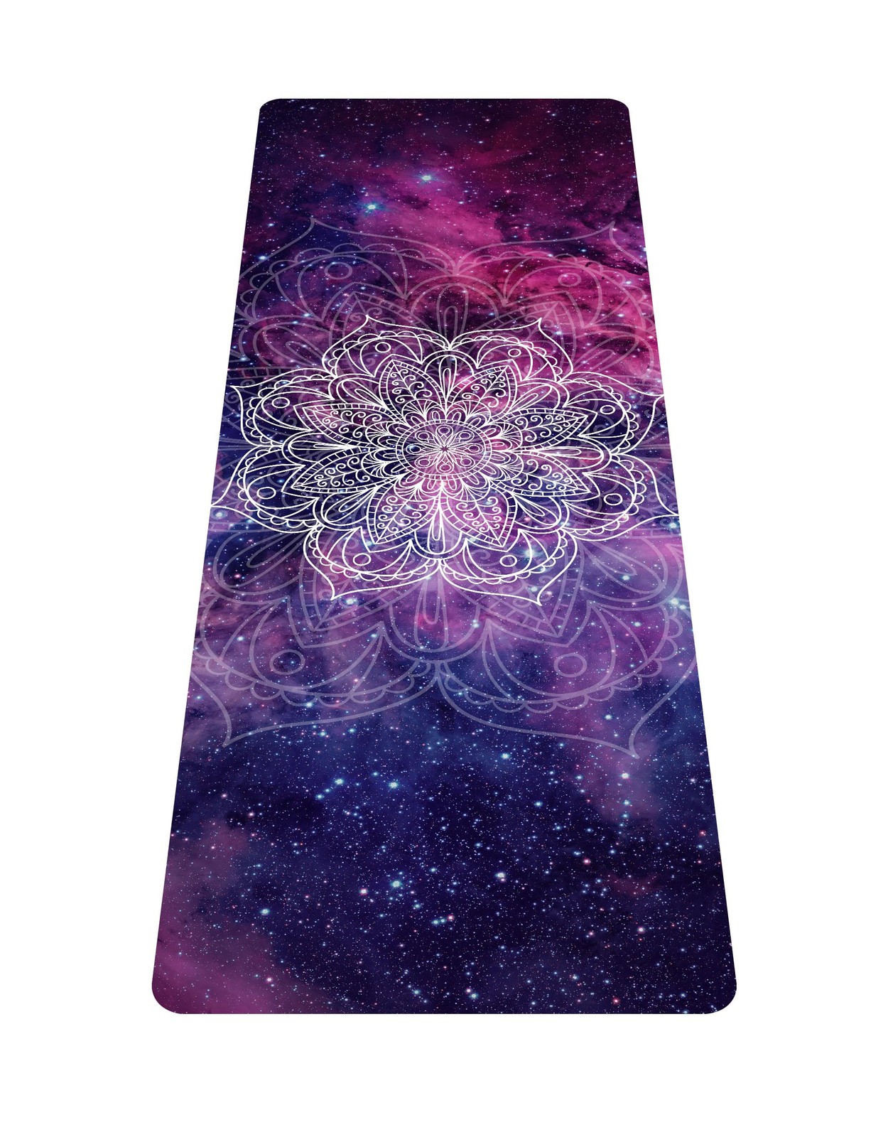 Printed Travel Foldable Yoga Mat 1/16 Inch 72×24 1.5mm Non Slip With Bag