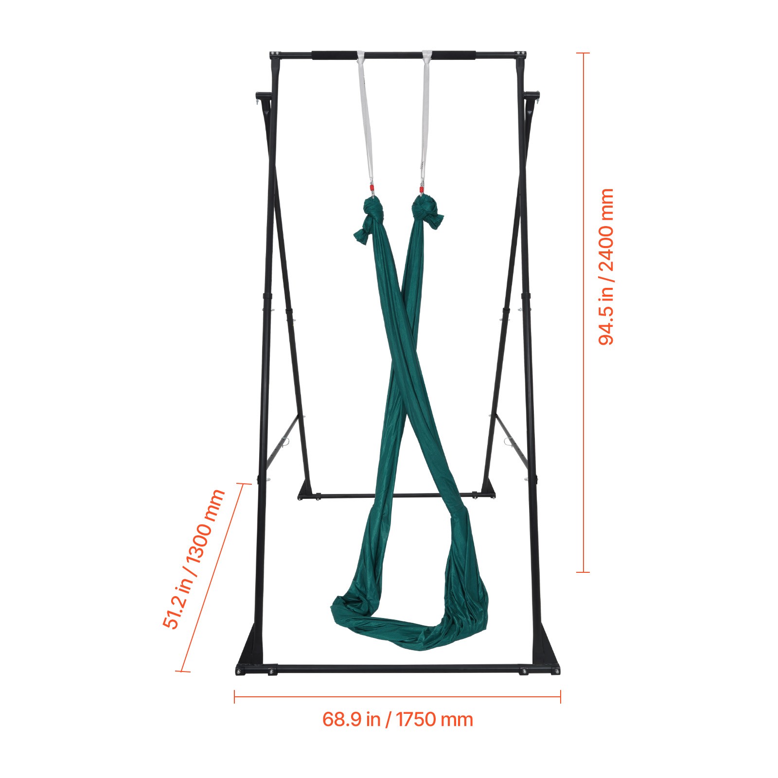 Uimoso Yoga Stand Frame 440.9 lbs Capacity with EVA Foam and Pull-Up Supports