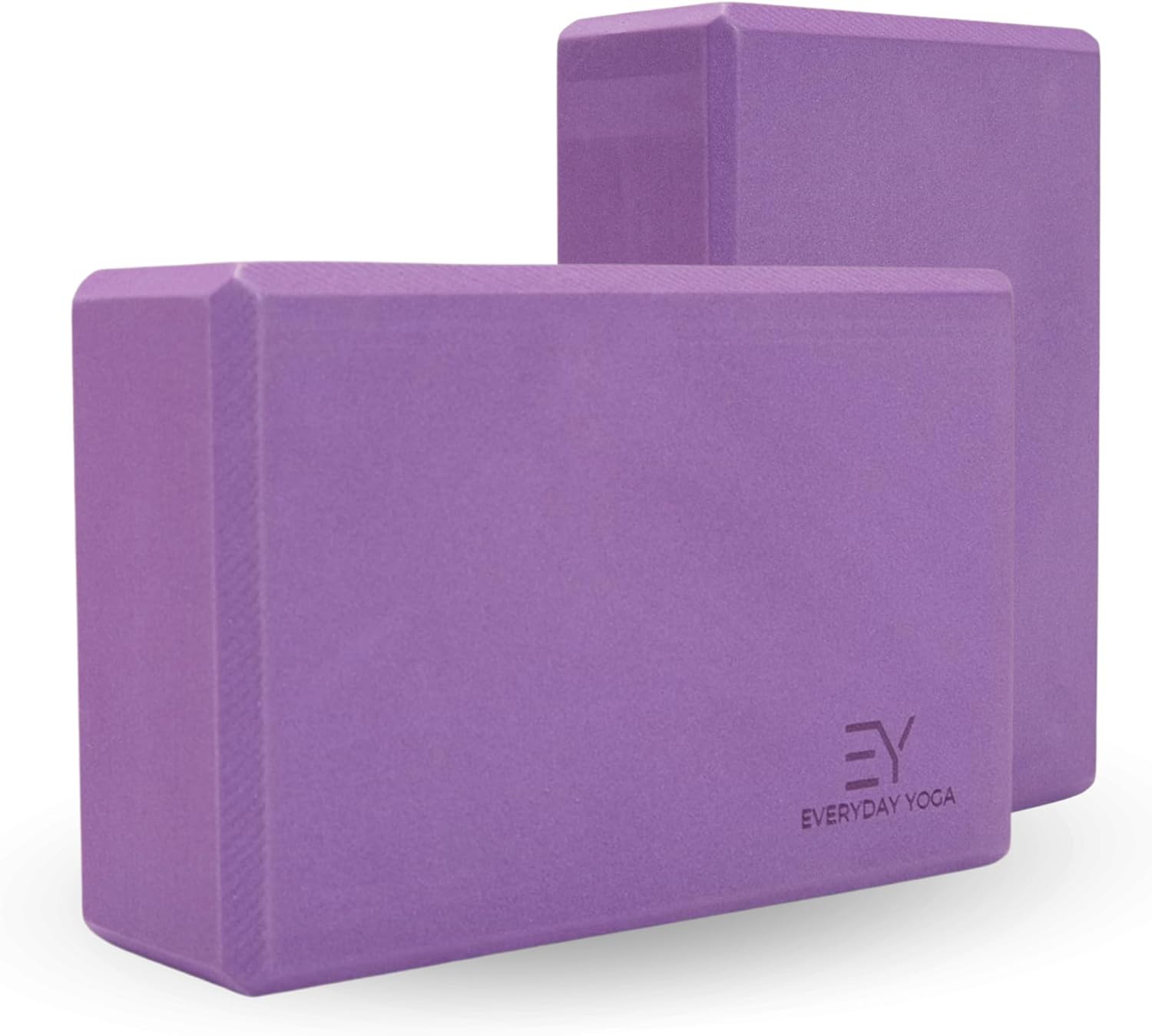 Foam Block and Yoga Strap Set, Soft Non-Slip Surface for Stability, Balance, and