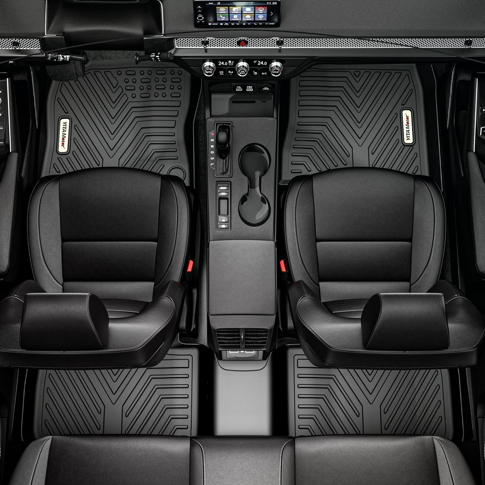 YITAMOTOR Floor Mats Compatible with 2019-2025 Chevrolet Silverado 1500/GMC S…