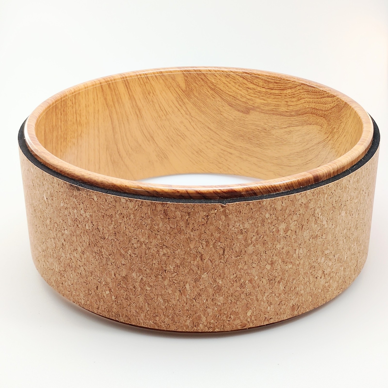 Mandelbrot Cork And Hardwood Yoga Wheel 13”x 5” OBO