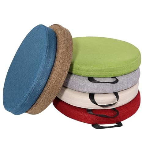 6 Pcs Flexible Floor Cushion for Classroom, Floor 16 x 16 x 2 Inches Linen