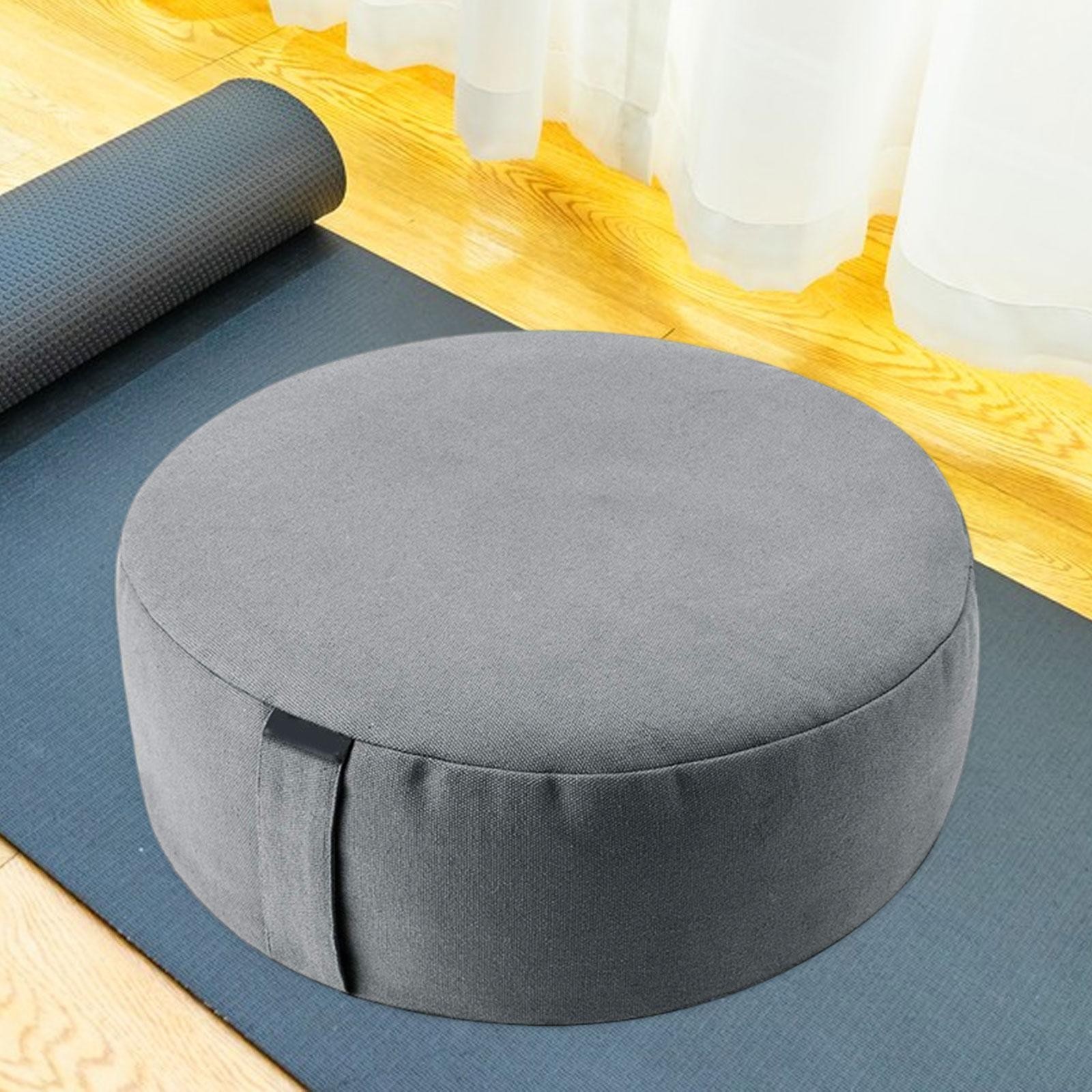 Meditation Cushion Floor Seat Cushion Modern with Handle for Yoga Washable Cover