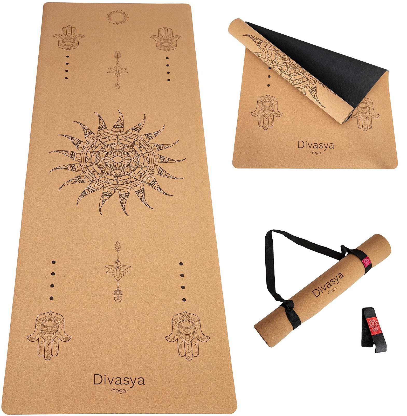 Premium Natural Rubber & Cork Yoga Mat | 100% Natural & Sustainable…