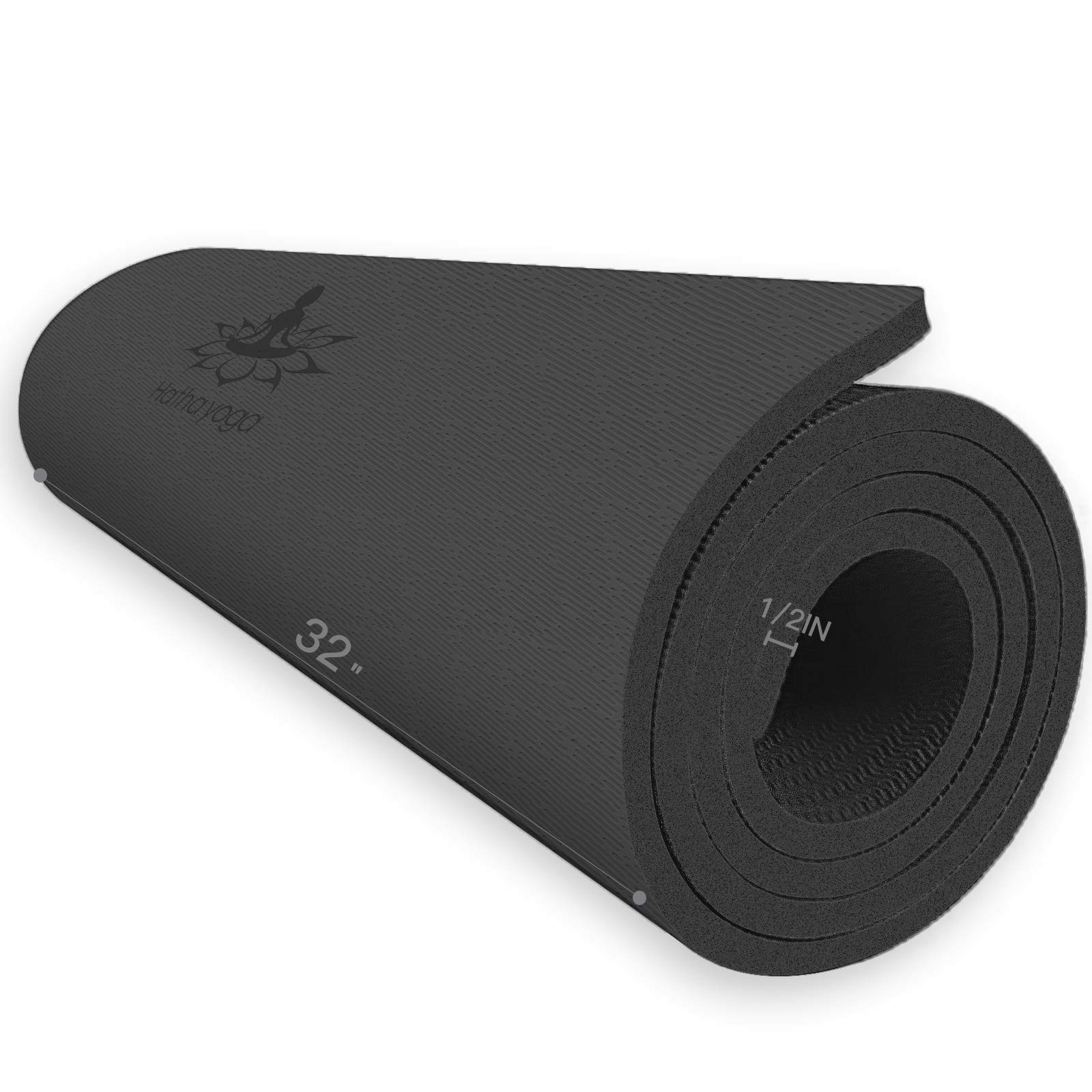 Extra Thick TPE Yoga Mat – 72&Prime;x 32&Prime; Thickness 1/2 Inch -Eco Friendly SGS Cert…