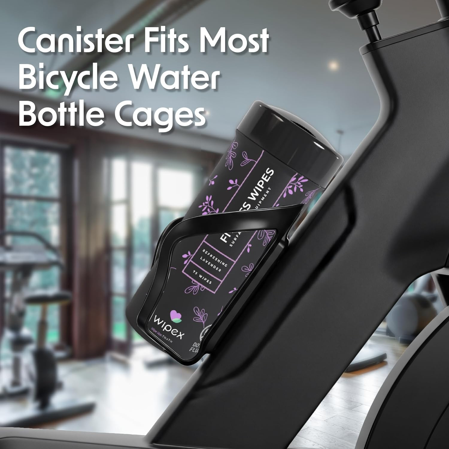 Yoga Mat Cleaner & Fitness Wipes – Natural Lavender & Vinegar Gym Equipment Clea