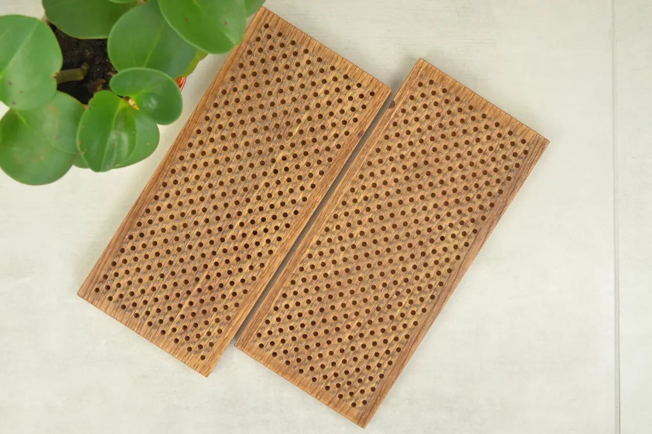 Oak Sadhu Board « Flower of Life » Galvanized Nails 10 mm/0.4 inch