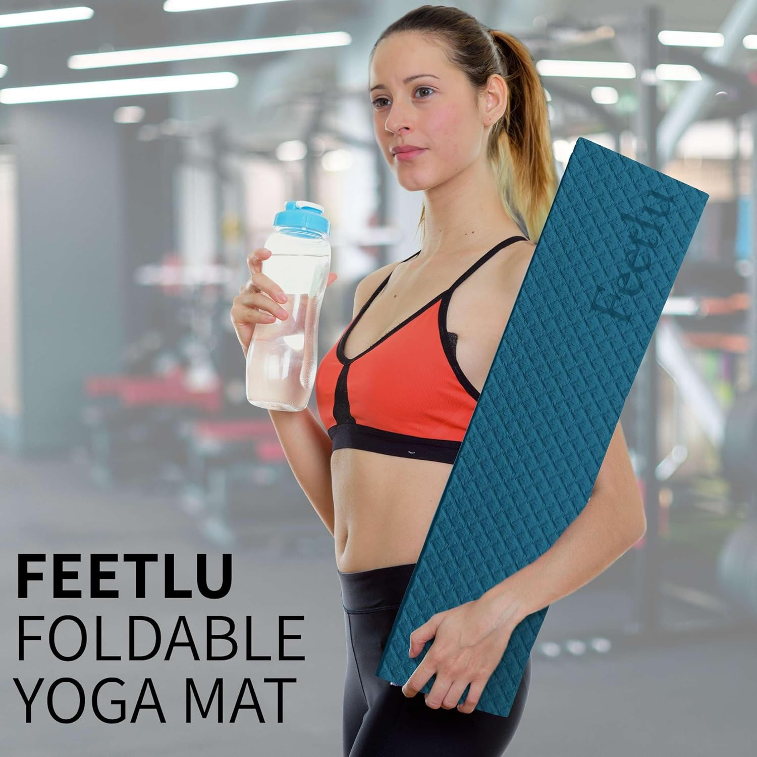 Foldable Yoga Exercise Mat – Lightweight, Anti-Slip, and Easy to Store for Yoga,