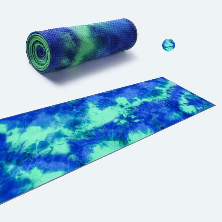 NETI Luxury Folding Yoga Mat Gymnastics Towel Microfiber Anti Slip Eco Friendly