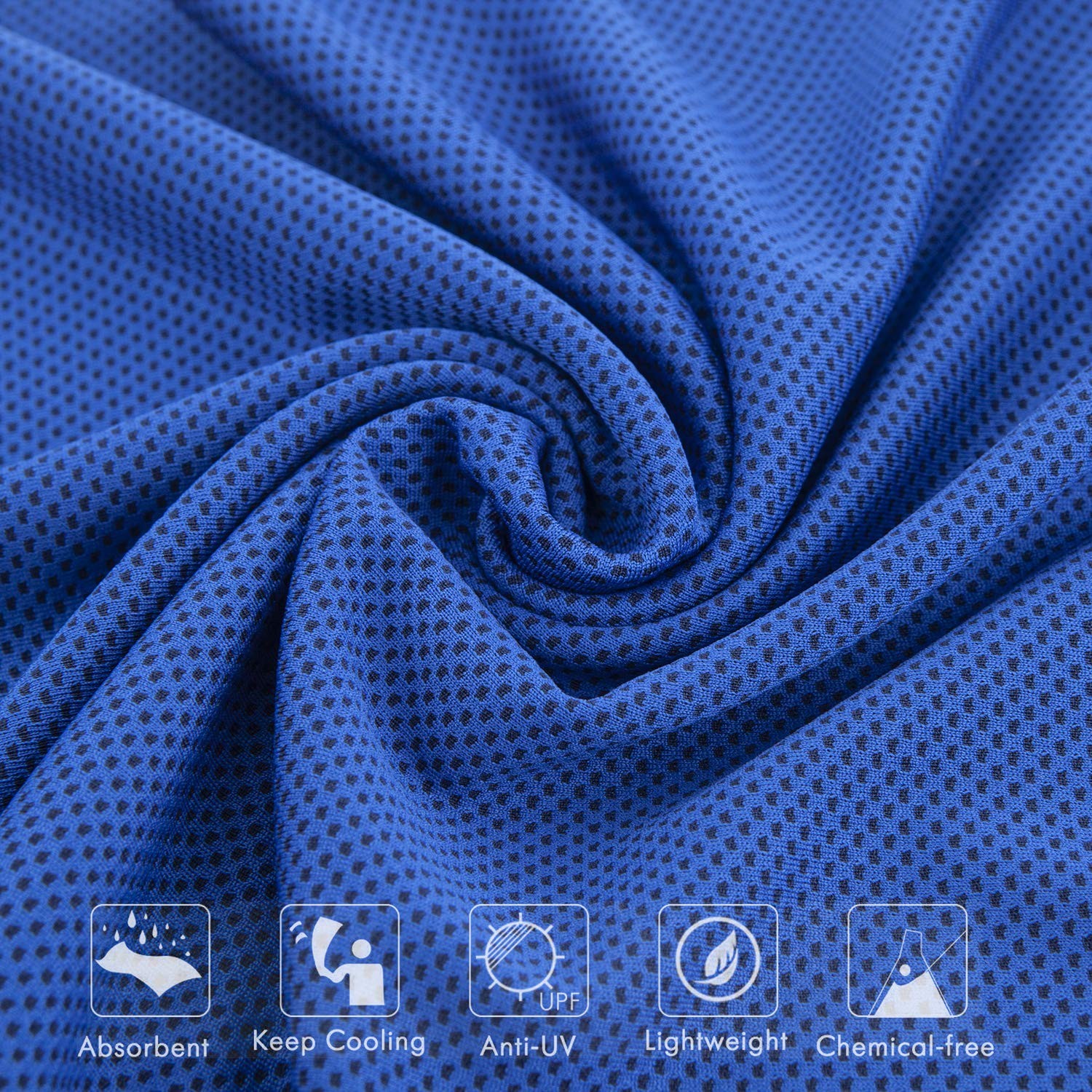4 Packs Cooling Towel (40&Prime;x 12&Prime;), Ice Towel, 40&Prime;×12&Prime;, Multicolor-1