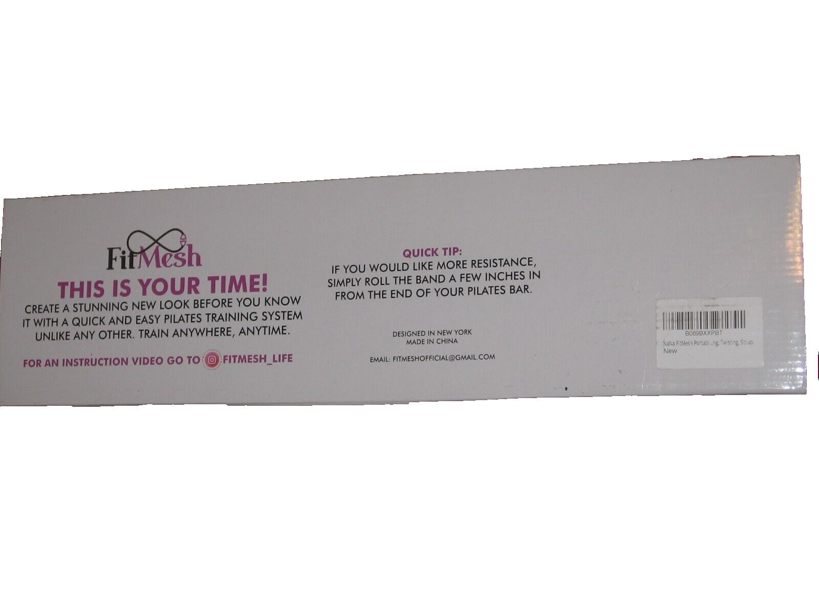 Portable Pilates Bar w/ Bonus Booty Band New In Box