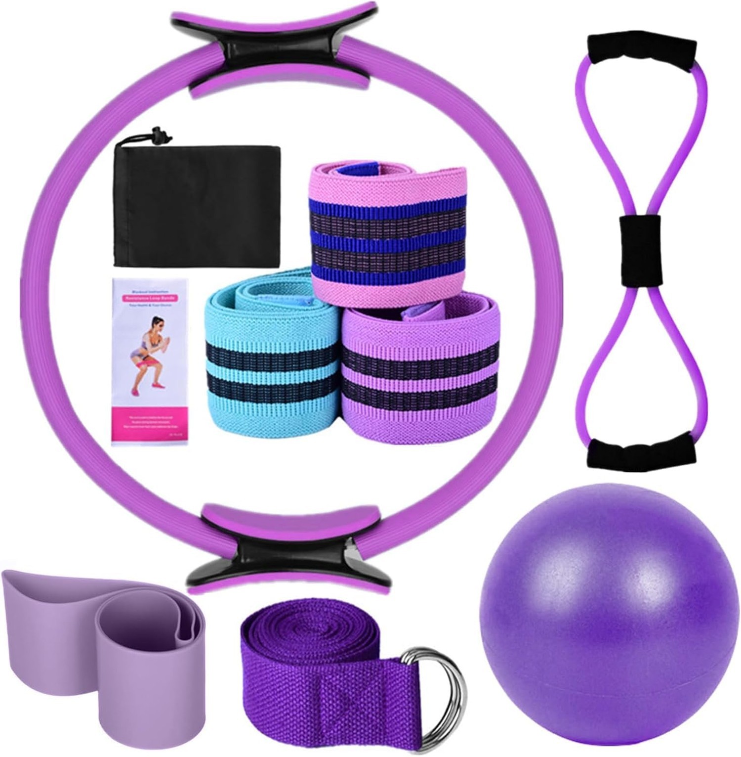Pilates Ring Kit for Women Home Workouts Better Pilates Essentials … Fast Ship