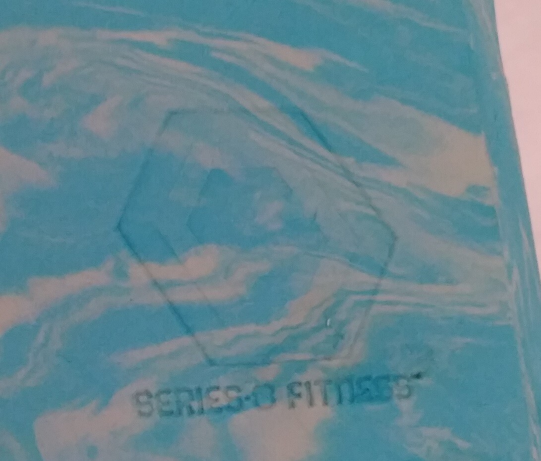 Series-8 Fitness Yoga Block Teal Wash Color Brick Pilates Stretching Fitness Gym