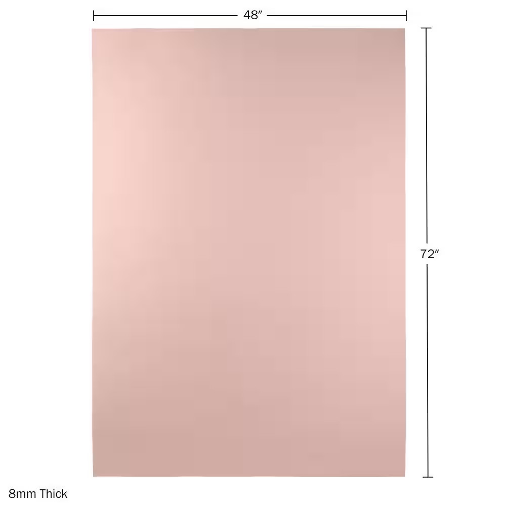 6 Ft. L X 4 Ft. W – 8Mm Thick – 24 Sq. Ft – Non-Slip Large Yoga Workout Mat by