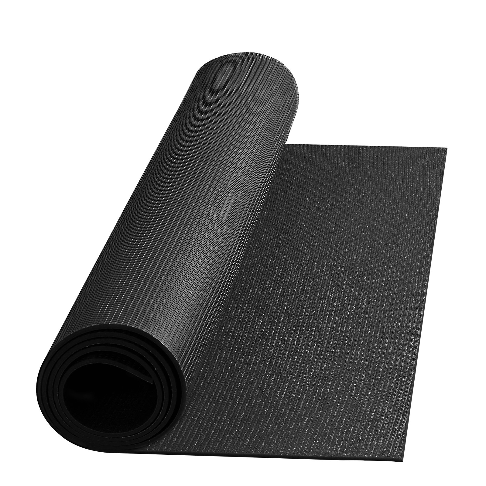 Heavy Duty 8x5ft Non Slip PVC Fitness Mat for Gym, Yoga, Pilates w/Carry Bag
