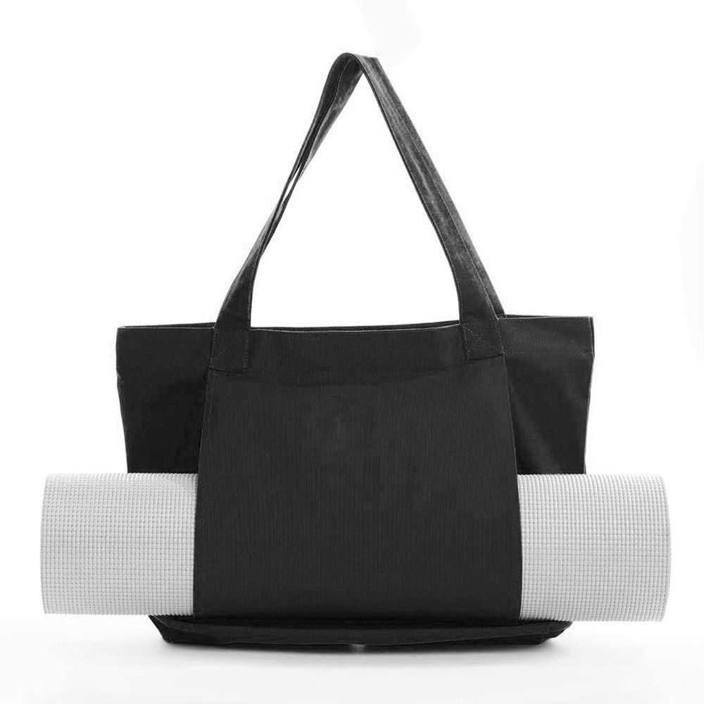 Large Canvas Yoga Mat Tote Bag Carrier Gym Beach Travel Holder