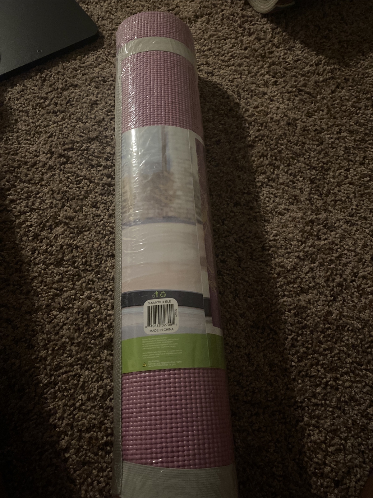 Nicole Miller Yoga And Exercise Mat With Carrying Strap Included