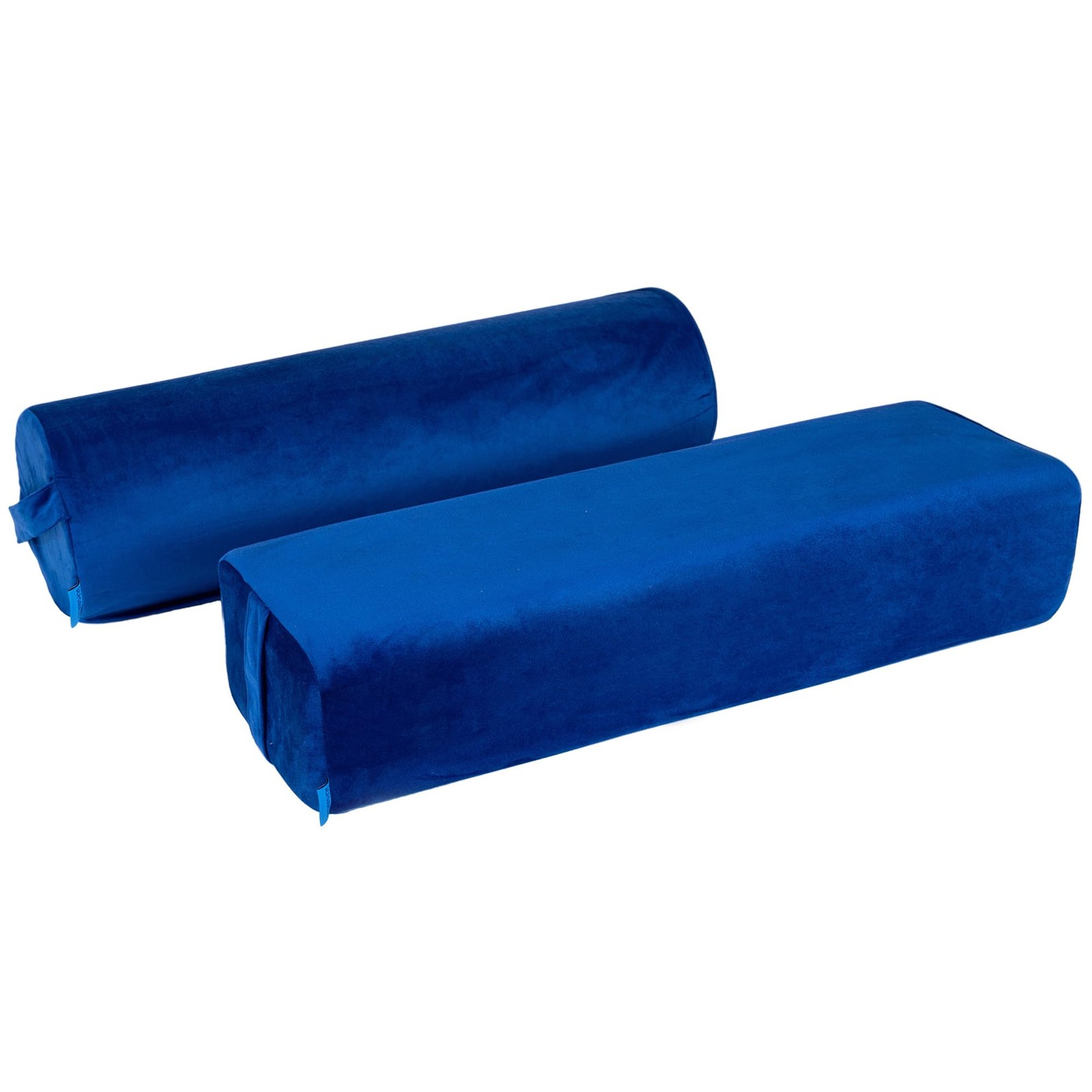 2-Pack Yoga Bolster Pillow Set: Rectangular & Cylinder Pillows for Meditation…