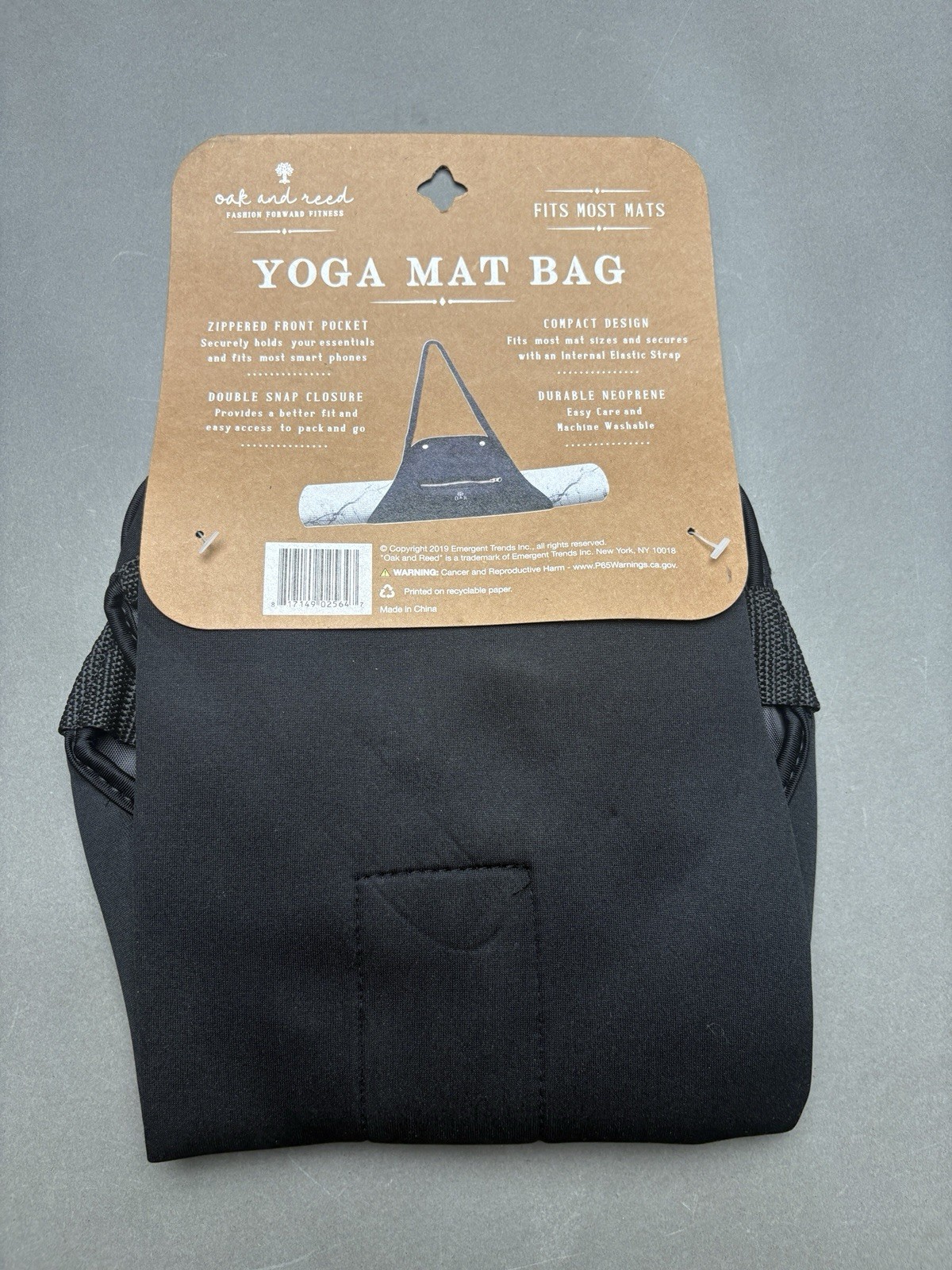 Oak And Reed Fashion Forward Fitness Yoga Mat Bag Carrier