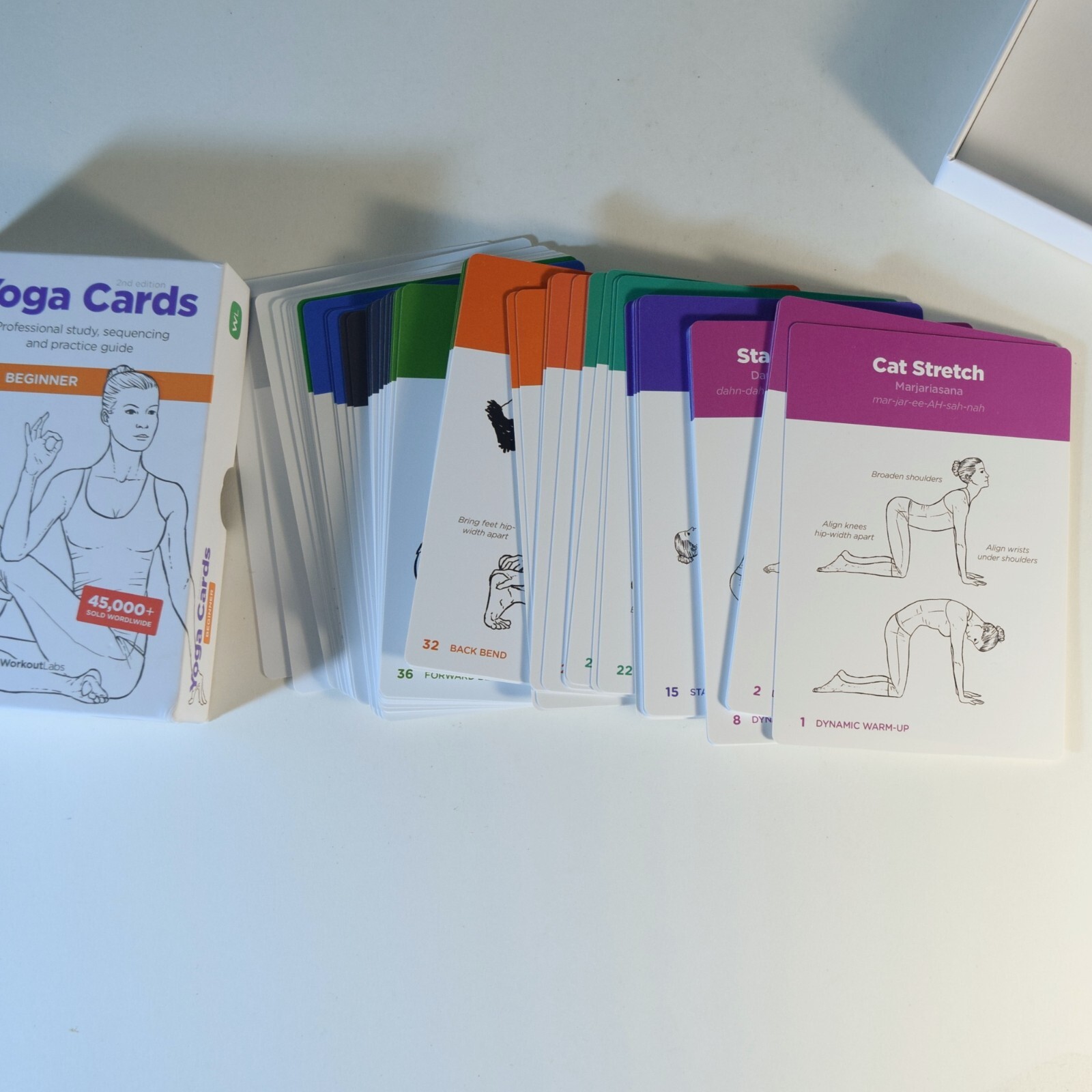 Yoga Cards 2nd Edition : Beginner – Study Sequencing & Practice – Workout Labs