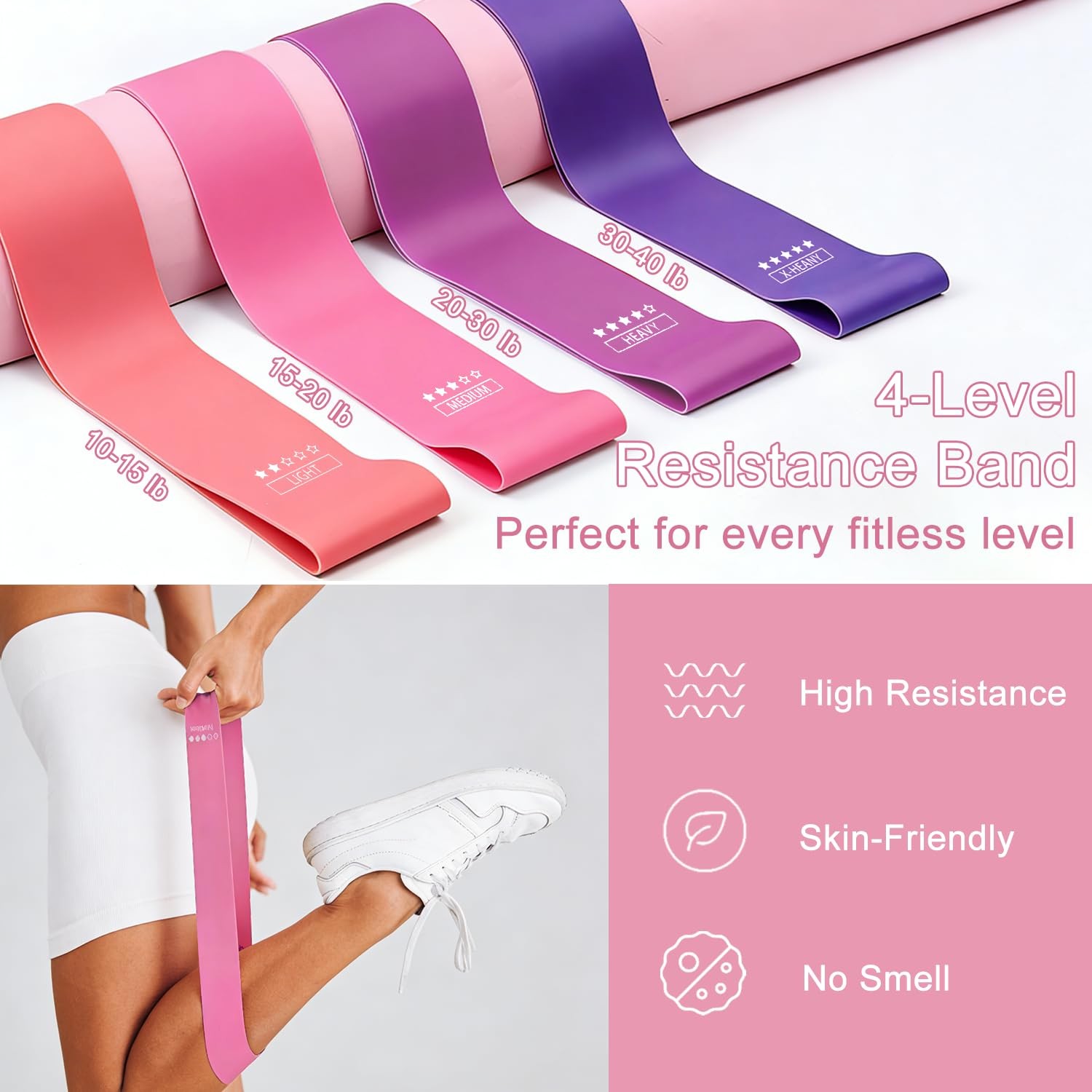 Pilates Kit for Home Workout: Pilates Ring and Ball Set for Women with Resist…