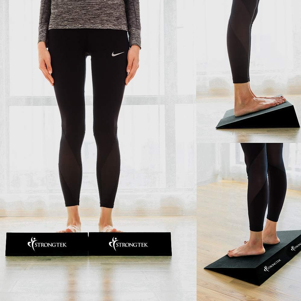 Balance Recovery Set: Extra Wide Foam Pad & XL Yoga Wedge Blocks